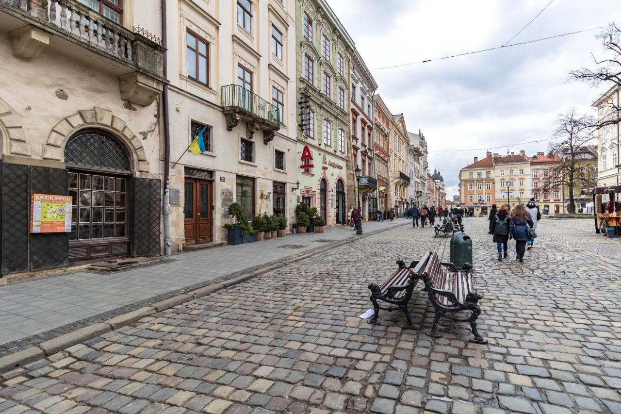 לבוב Grand Apartments On Rynok Square מראה חיצוני תמונה